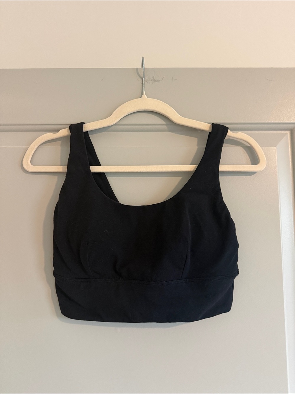 lululemon athletica Black Scoop Support Sports Bra